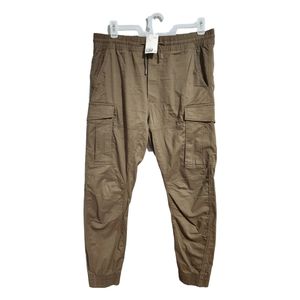 H&M Easy cargo joggers olive green
